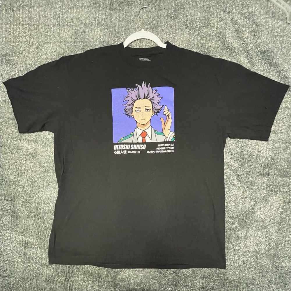 My Hero Academia Graphic Black T-Shirt